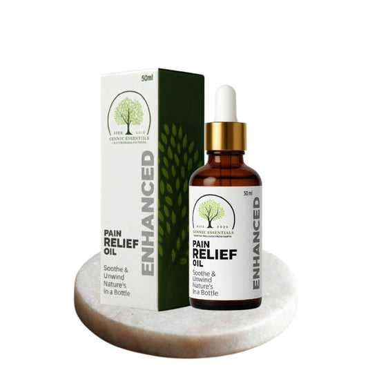 Gennec Enhanced Pain Relief Oil - Natural Oil for Joint Pain, Muscle Pain, Back Pain, Knee pain & Inflammation.