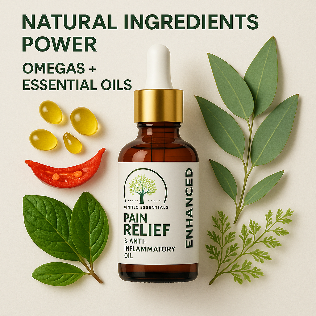 Gennec Essential Oil Blend | For Joint, Back & Knee Pain 5Oml