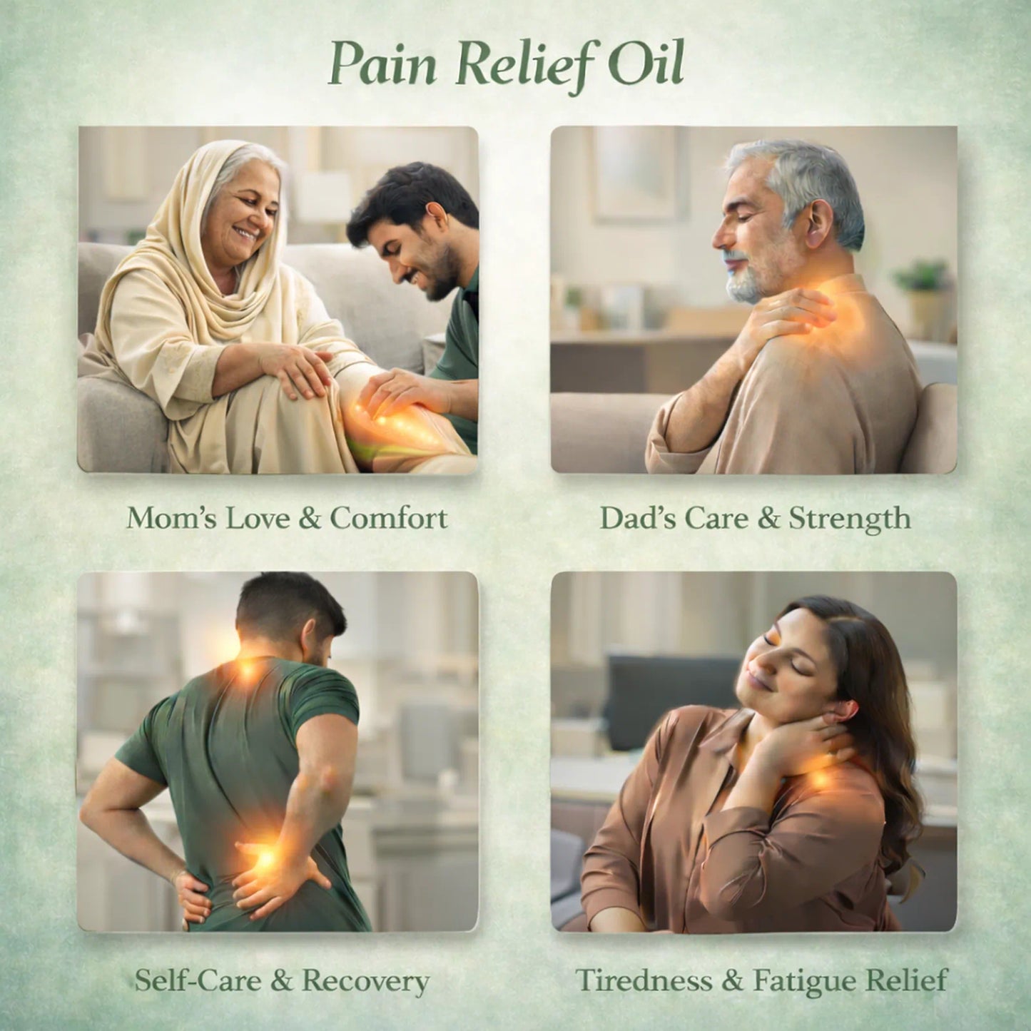 Gennec Enhanced Pain Relief Oil - Natural Oil for Joint Pain, Muscle Pain, Back Pain, Knee pain & Inflammation.
